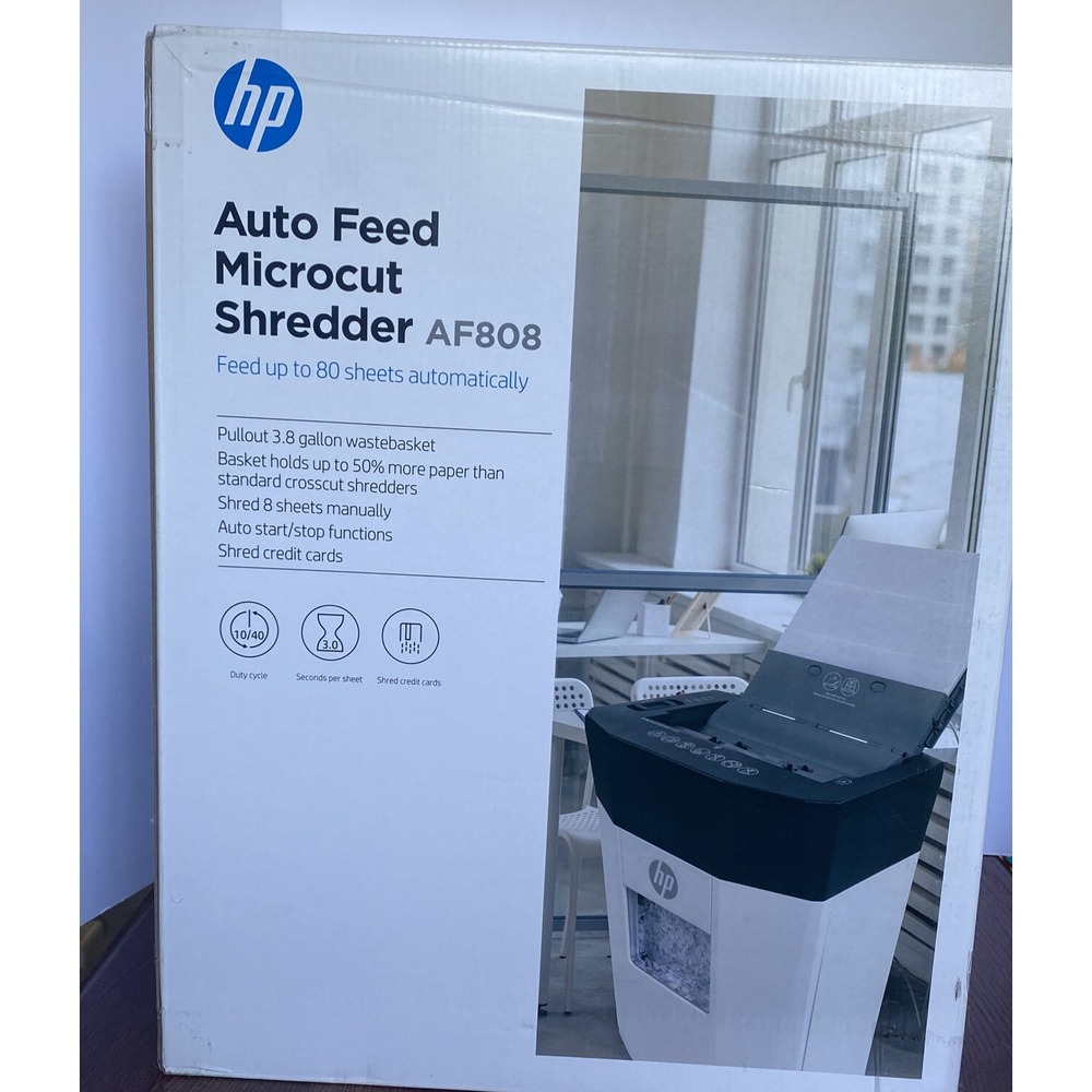 HP AF808 8 Sht Micro Shredder